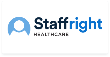 Staffright Healthcare Logo Lozenge